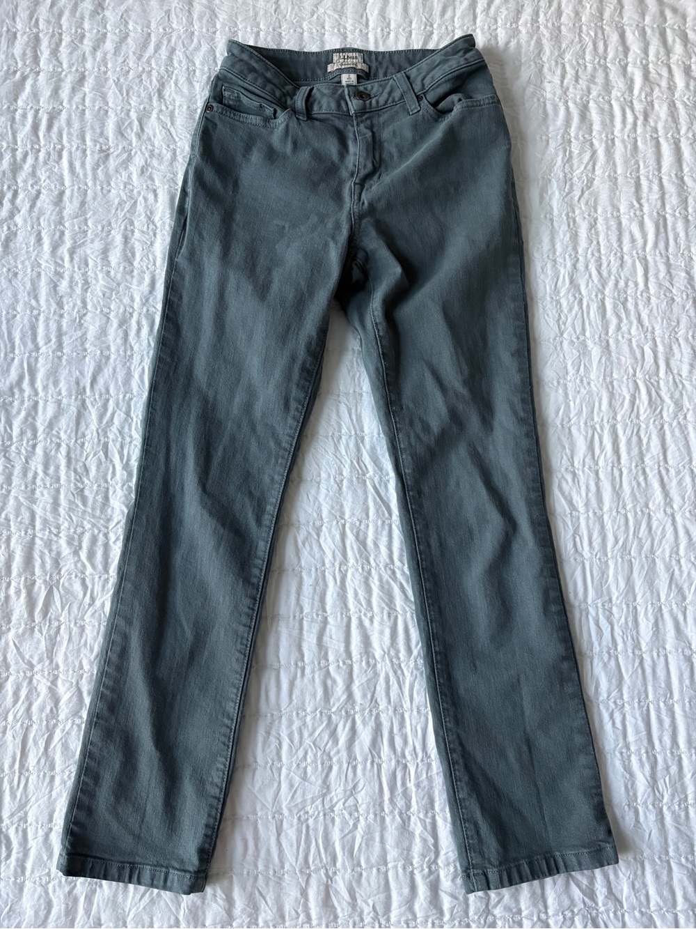 L.L. Bean Straight-Leg Jeans in Slate